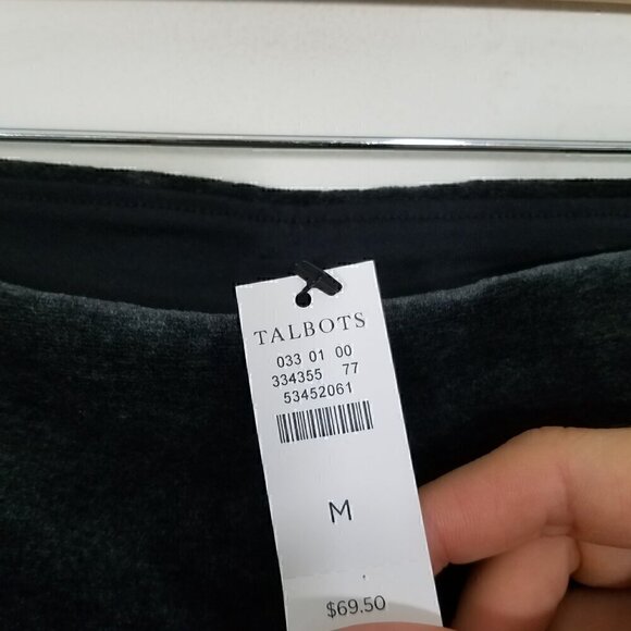 NWT Talbots Velvet Pull-On Pants Size M - Picture 3 of 5